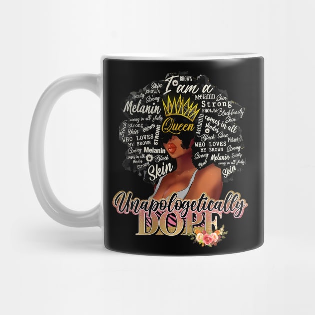 Unapologetically Dope African American Funny Afro Gift Women by hadlamcom
